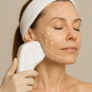 Woman having HI-FU to reduce wrinkles call LA LIPO Norbiton Now!
